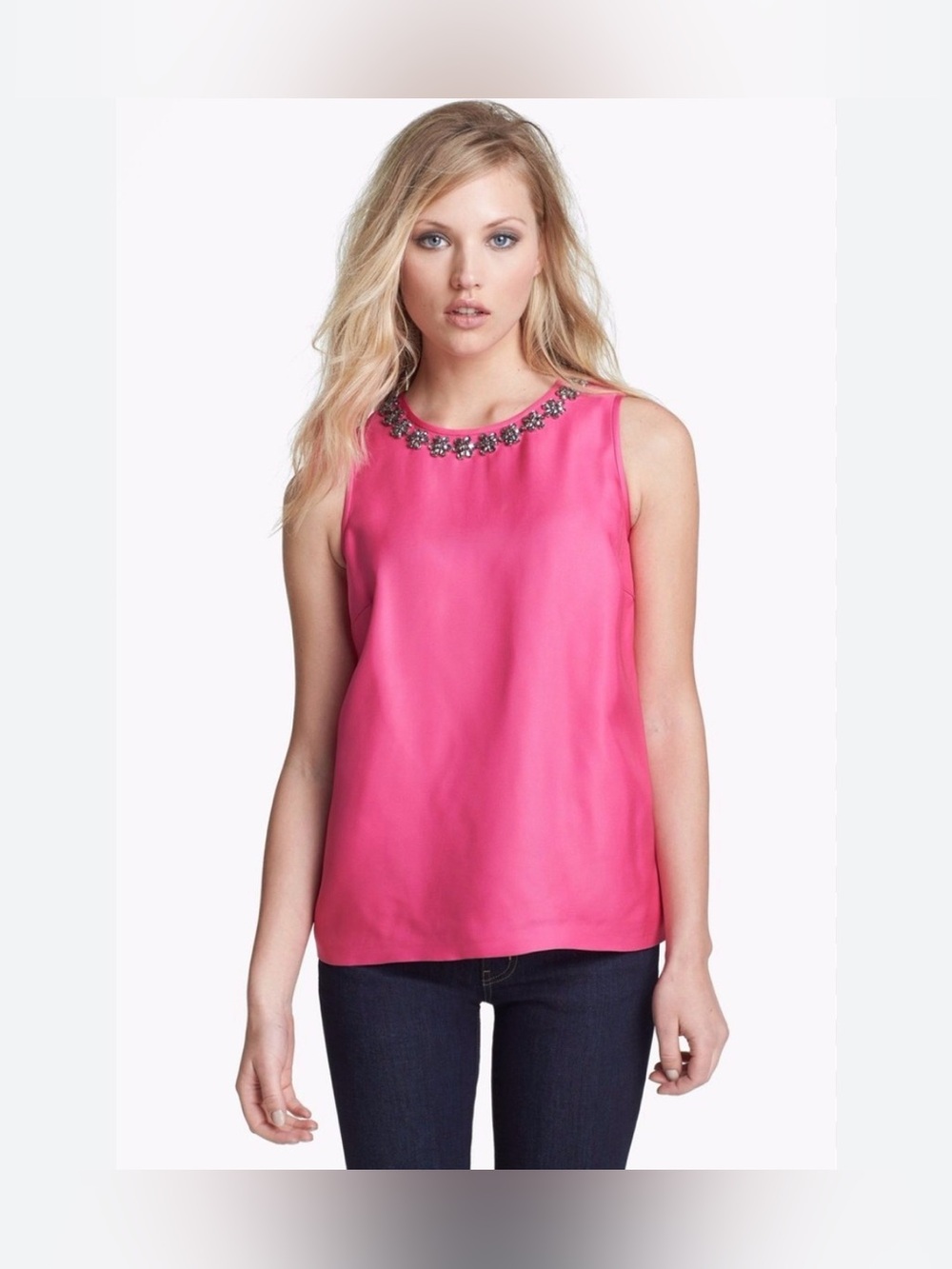 KATE SPADE New York DENNI Embellished Zinia PINK Simply Cinema TOP size 10